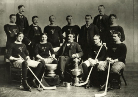 The Montreal Victorias hockey team, end of the 19th century